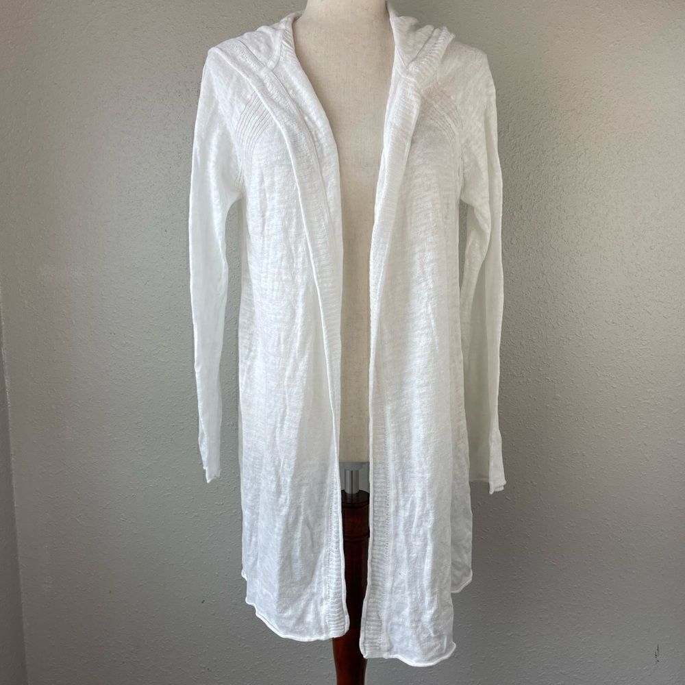 NWT Charter Club Open Front Hooded Cardigan Sweater Size M